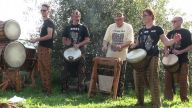 Auftritt der Trommelgruppe ABOROMA in Amorbach zum  Gartenfest des interkulturellen Gartens im September 2017 Bild3